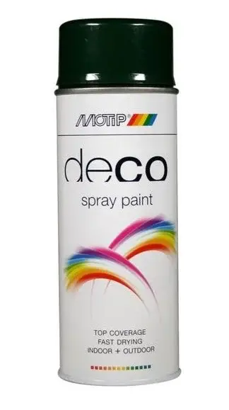 Speciale Aanbieding MoTip Deco Colourspray Hoogglans RAL6009 Dennen Groen-400 ML