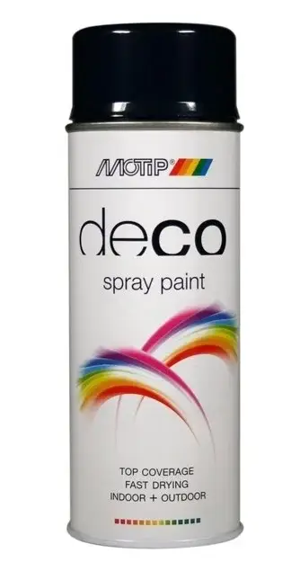 MoTip Deco Colourspray Hoogglans RAL5011 Staalblauw-400 ML Speciale Aanbieding
