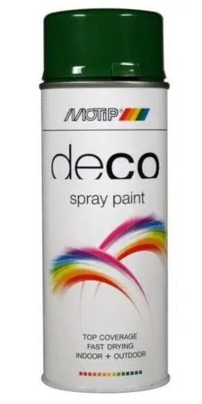 Voordeelprijs MoTip Deco Colourspray Hoogglans RAL6002 Bladgroen-400 ML