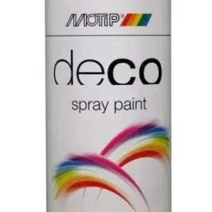 MoTip Deco Colourspray Mat RAL9010 Helder Wit-400 ML Fabrieksprijs