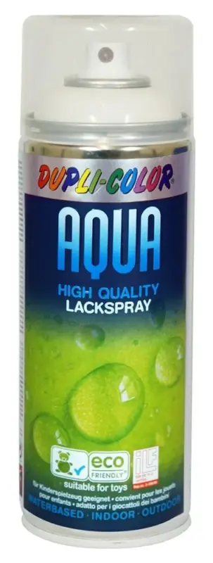 MoTip Dupli-Color Aqua Hoogglans RAL9010 Wit-350 ML Flitsaanbieding