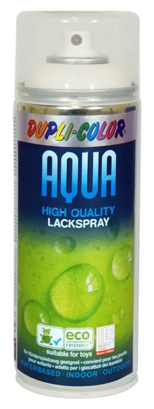 Op = Op MoTip Dupli-Color Aqua Mat RAL9010 Wit-350 ML