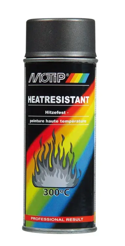 MoTip Hittebestendige Lak Donker Antraciet 800°C-400 ML Uitverkoop