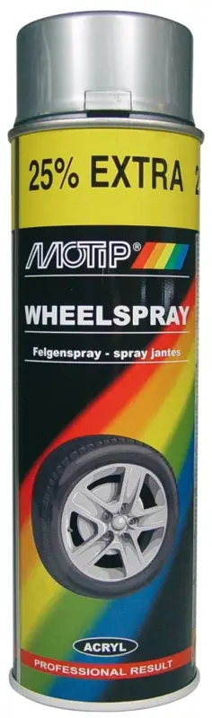 Favoriet MoTip Velgenlak Zilver-500 ML