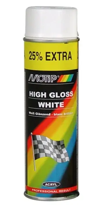 Dagaanbieding MoTip Rallye Wit Hoogglans-500 ML