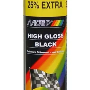 Finale Uitverkoop MoTip Rallye Zwart Hoogglans-500 ML
