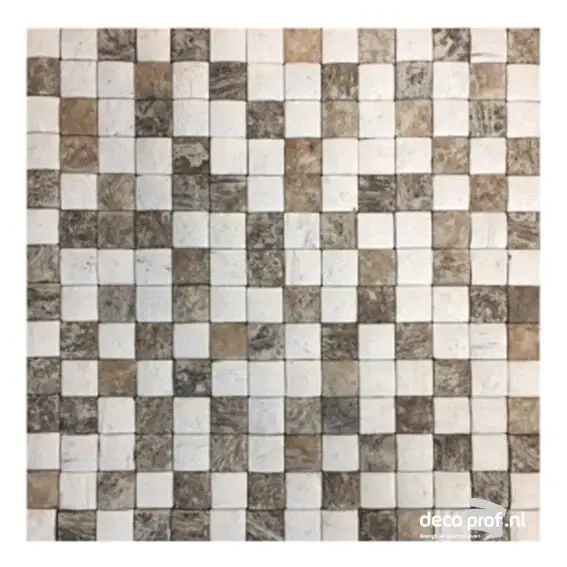 Bestel Nu Nature at Home Honai Mosaic Coco Grain White & Brown-1,058 m² - 6 panelen