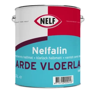 Nelf Nelfalin Harde Vloerlak Halfmat | Transparante Vloer- en Traplak-250 ML Direct Beschikbaar