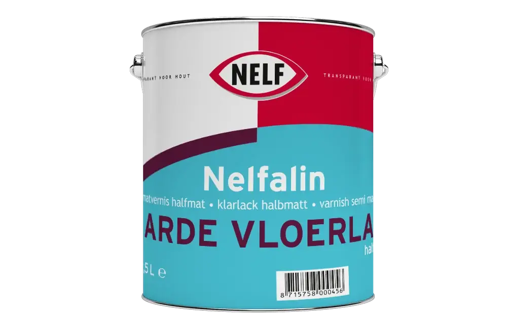 Nelf Nelfalin Harde Vloerlak Halfmat | Transparante Vloer- en Traplak-250 ML Direct Beschikbaar