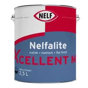 Nelf Nelfalite Xcellent Mat | Matte Lakverf Binnen & Buiten-1 LTR - Wit Must-Have