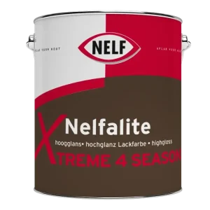 Nelf Nelfalite Xtreme 4 Seasons | Hoogglans Buitenlak-1 LTR - Wit Laatste Versie