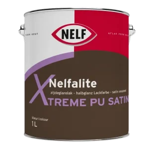 Hete Deal Nelf Nelfalite Xtreme PU Satin | Zijdeglans Buitenlak-1 LTR - Wit