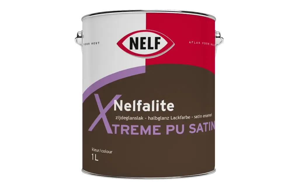 Hete Deal Nelf Nelfalite Xtreme PU Satin | Zijdeglans Buitenlak-1 LTR - Wit