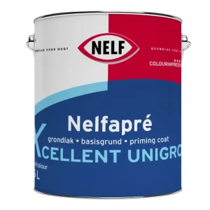 Betaalbaar Nelf Nelfapre Xcellent Unigrond | Grondverf Binnen & Buiten-1 LTR - Wit