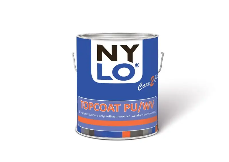 Nylo Topcoat Mat PU/WV (A+B) | 2K Matte Lakverf-750 ML - Wit Actieprijs