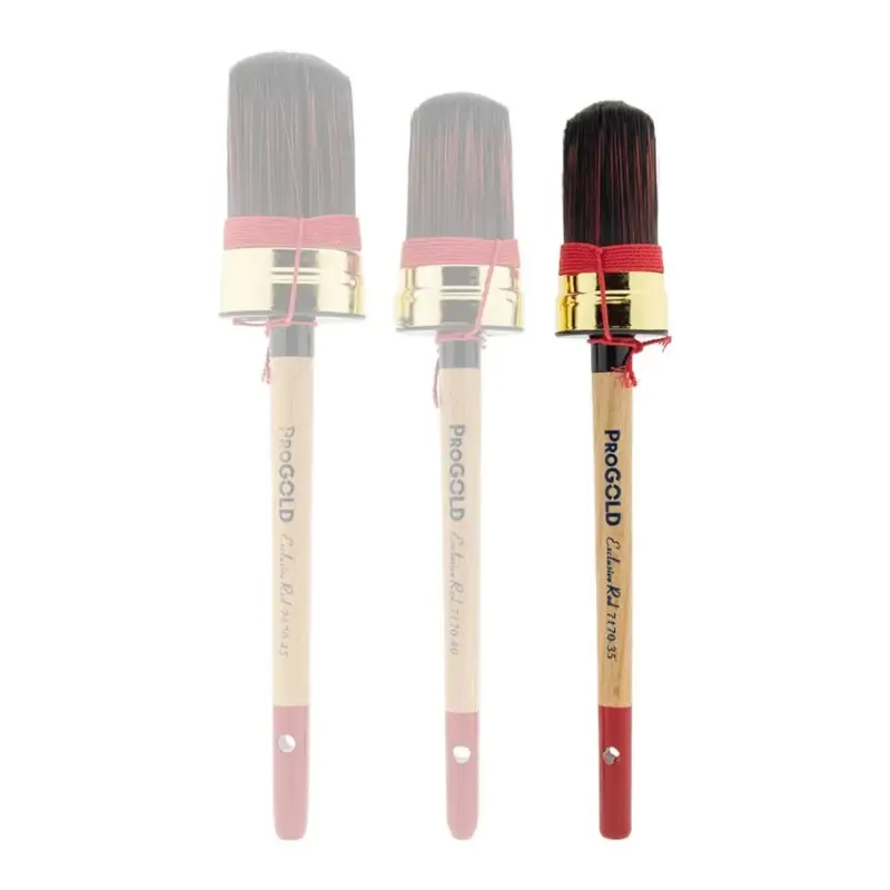 Lage Prijs Progold Ovale Kwast Exclusive Red 7170-Maat 35