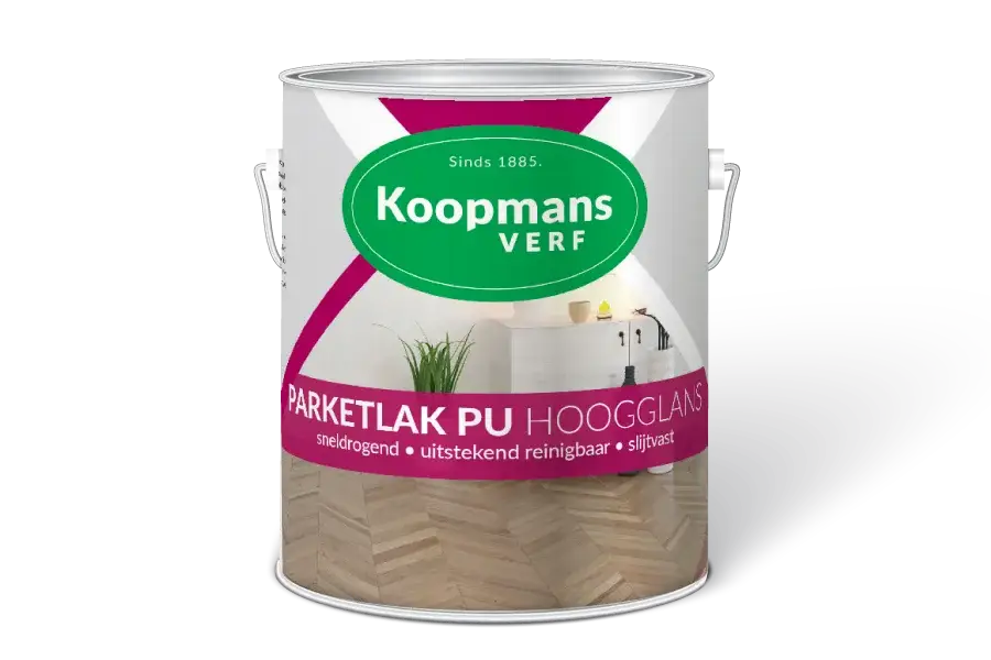 Koopmans Parketlak PU Hoogglans-2,5 LTR Koop Vandaag