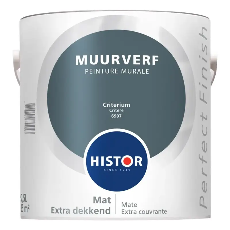 Histor Perfect Finish Muurverf Mat Criterium 6907-2,5 LTR Favoriet
