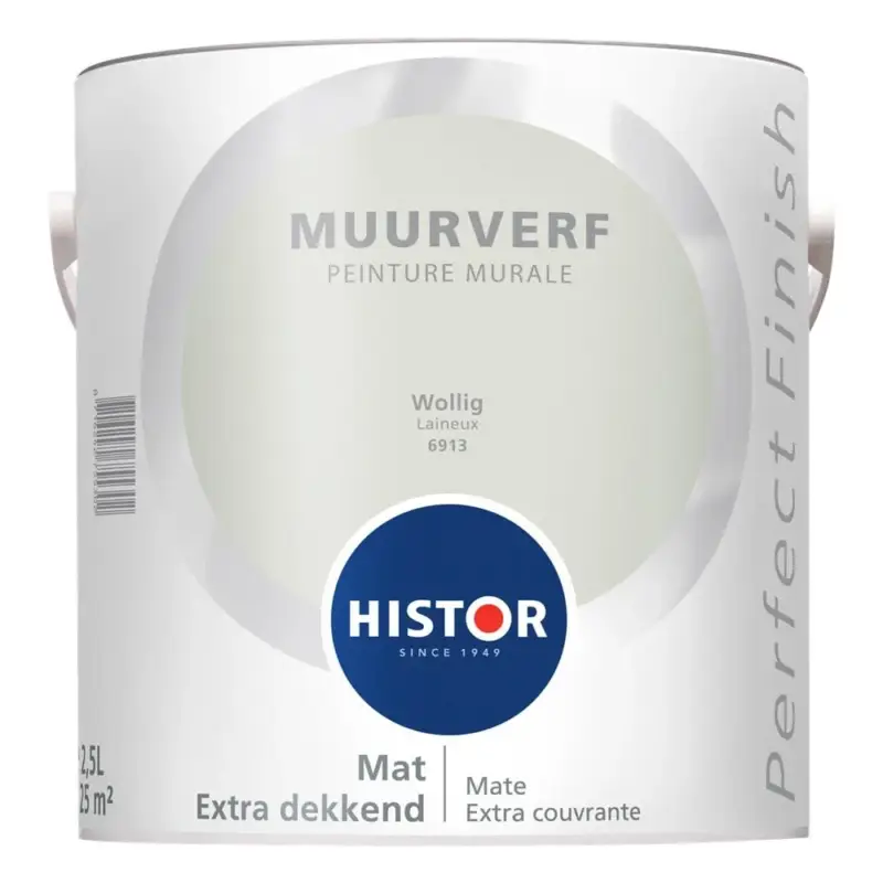 Premium Histor Perfect Finish Muurverf Mat Wollig 6913-2,5 LTR