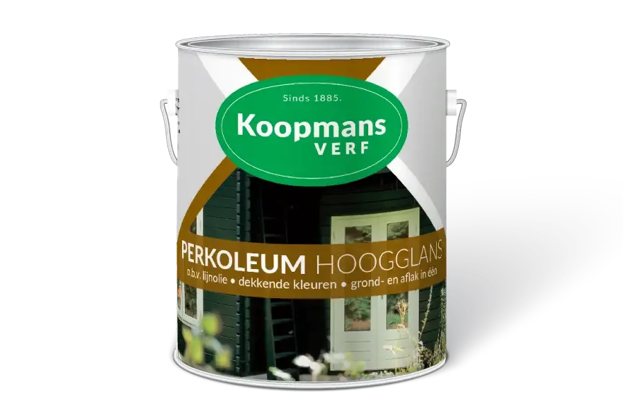 Koopmans Perkoleum Hoogglans Dekkend 201 Wit-750 ML Betaalbaar
