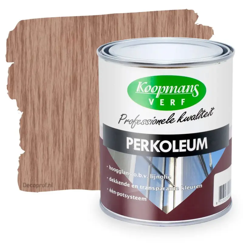 Koop Vandaag Koopmans Perkoleum Hoogglans Transparant 214 Donkereiken-750 ML