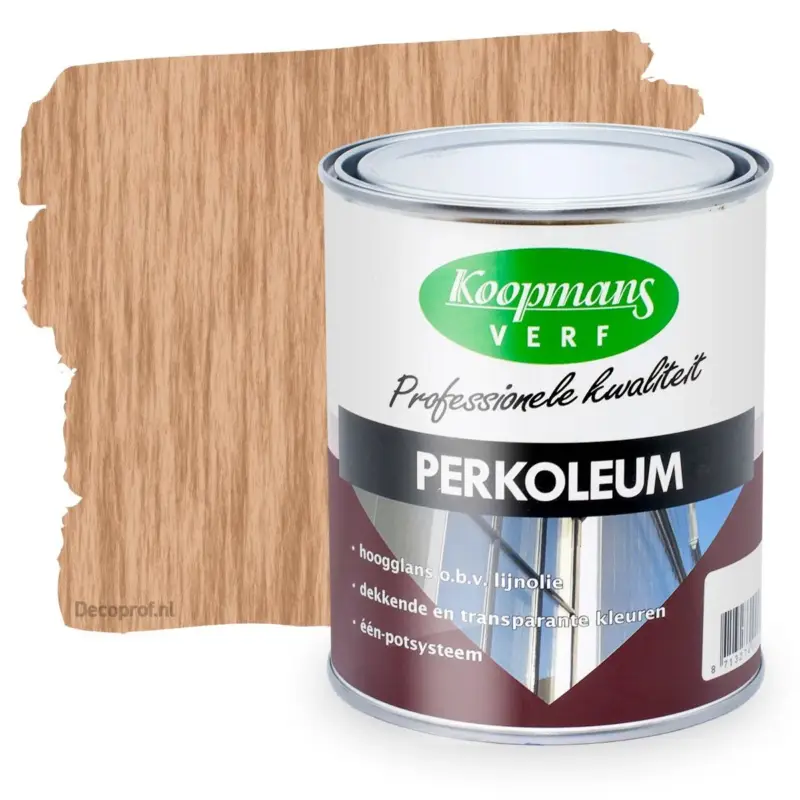 Bestseller Koopmans Perkoleum Hoogglans Transparant 233 Middeneiken-750 ML