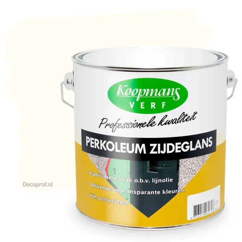 Hete Deal Koopmans Perkoleum Zijdeglans Dekkend 9010 Wit-750 ML