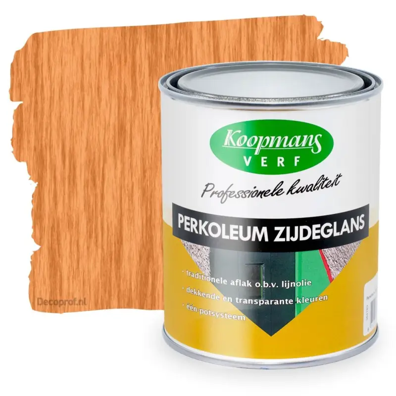 Exclusieve Aanbieding Koopmans Perkoleum Zijdeglans Transparant 213 Teak-750 ML