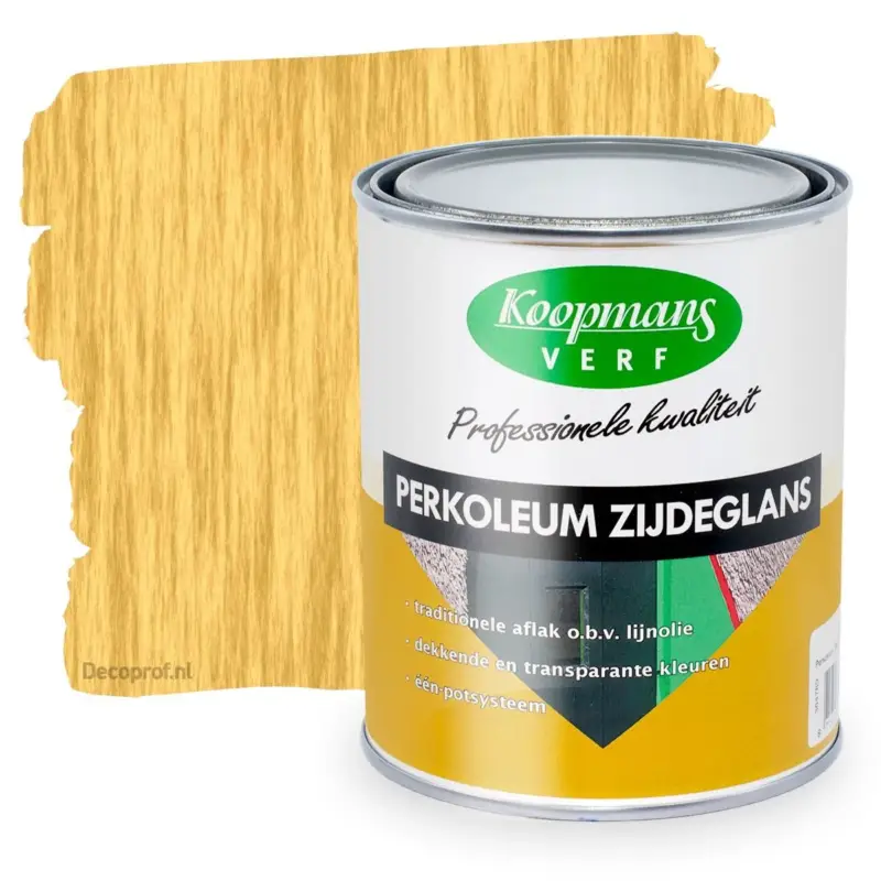 Nieuw Koopmans Perkoleum Zijdeglans Transparant 217 Grenen-750 ML
