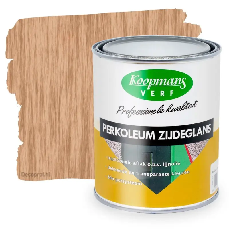Bestseller Koopmans Perkoleum Zijdeglans Transparant 233 Midden Eiken-750 ML