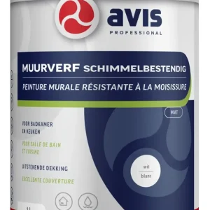 Avis Muurverf Schimmelbestendig-1 LTR - Wit Bestel Nu