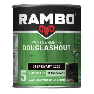 Rambo Douglas Beits Transparant Diepzwart 1223-750 ML Koopje