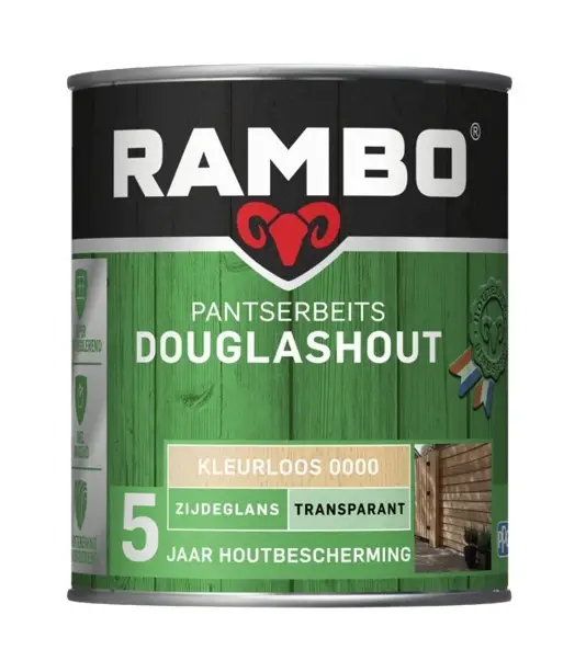 Rambo Douglas Beits Transparant Kleurloos 0000-750 ML Flitsaanbieding