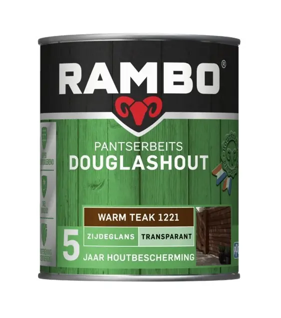 Koop Online Rambo Douglas Beits Transparant Warm Teak 1221-750 ML