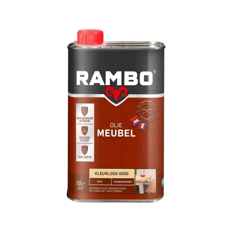 Veilige Betaling Rambo Meubelolie Transparant Mat-500 ML