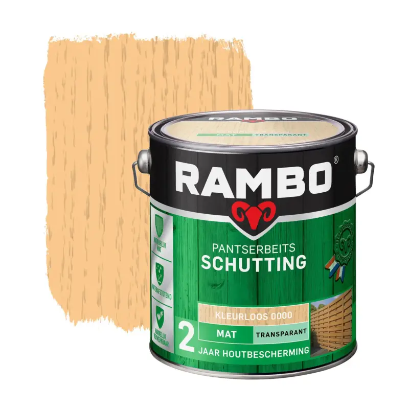 Populair Rambo Pantserbeits Schutting Mat Transparant-2,5 LTR