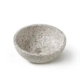 Beperkte Voorraad Terrazzo Waskom Venecia Grijs 35x35x12 cm