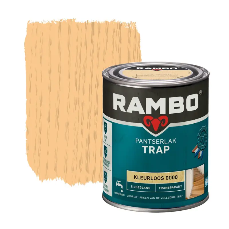 Koop Online Rambo Pantserlak Trap Transparant Zijdeglans-750 ML