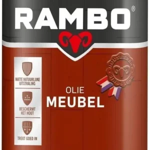 Express Levering Rambo Werkblad Olie Transparant Mat-500 ML