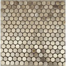 Direct Verzonden Mozaïek Alu Rond Goud 30x30 cm