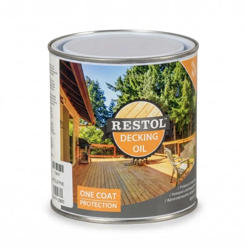 Restol Decking Oil-750 ML Gratis Retour