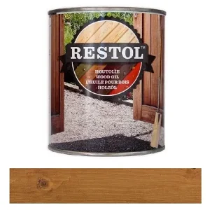 Premium Restol Houtolie Mat Bruin Naturel Watergedragen-2,5 LTR