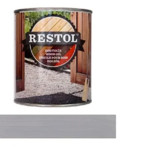 Op = Op Restol Houtolie Mat Lichtgrijs Watergedragen-750 ML