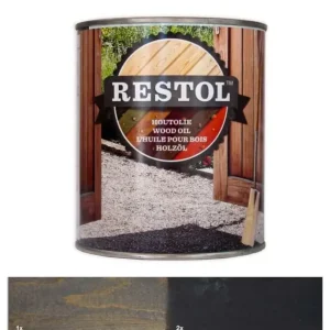 Must-Have Restol Houtolie Zijdeglans Antraciet-1 LTR