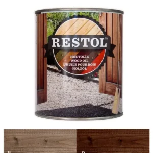 Premium Restol Houtolie Zijdeglans Donkereiken-1 LTR