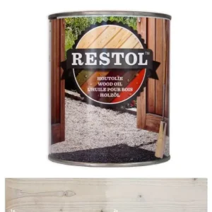 Goedkoop Restol Houtolie Zijdeglans Parelwit-1 LTR
