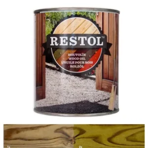 Restol Houtolie Zijdeglans Tuinhoutgroen-1 LTR Fabrieksprijs