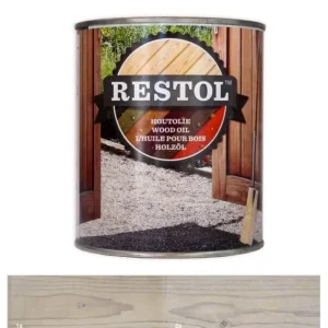 Restol Houtolie Zijdeglans White Wash-2,5 LTR Hete Deal