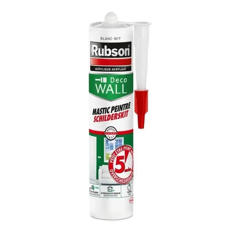 Merkproduct Rubson Acrylaatkit Schilder 5 Min-300 ML - Wit