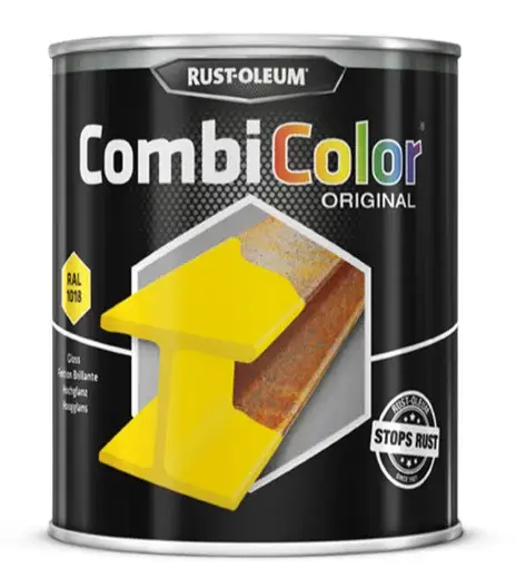 Rust-Oleum Combicolor 7343 Licht Geel Hoogglans RAL1018-250 ML Aanbieding
